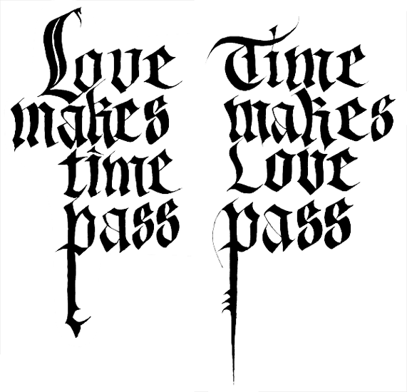 Love Makes Time Pass - Click to go back